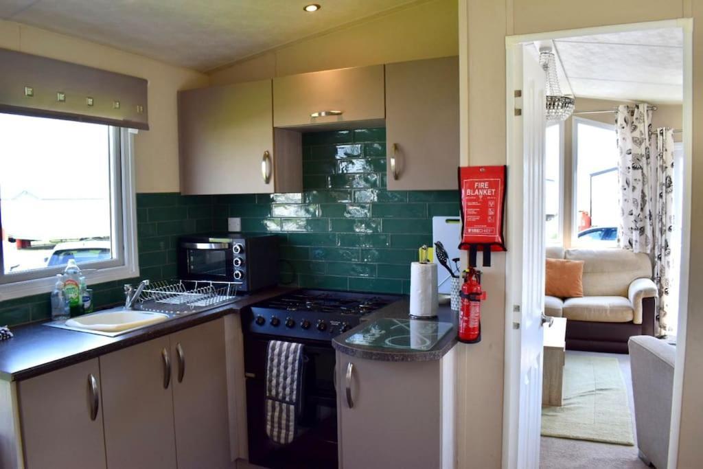 Cosy & Modern Private Seaview Caravan North Seaton Exteriér fotografie