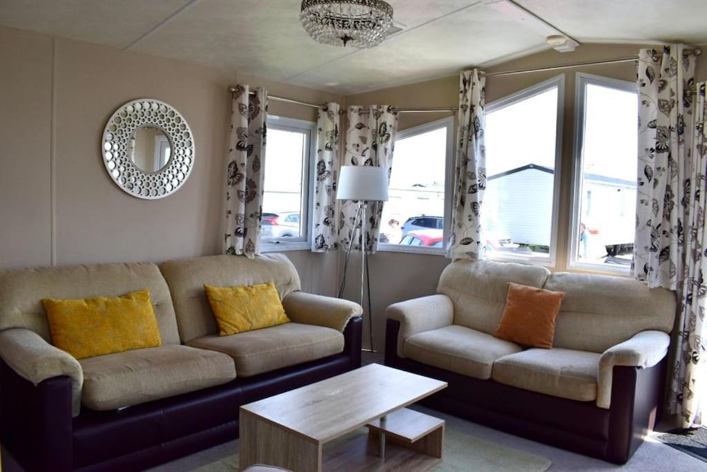 Cosy & Modern Private Seaview Caravan North Seaton Exteriér fotografie