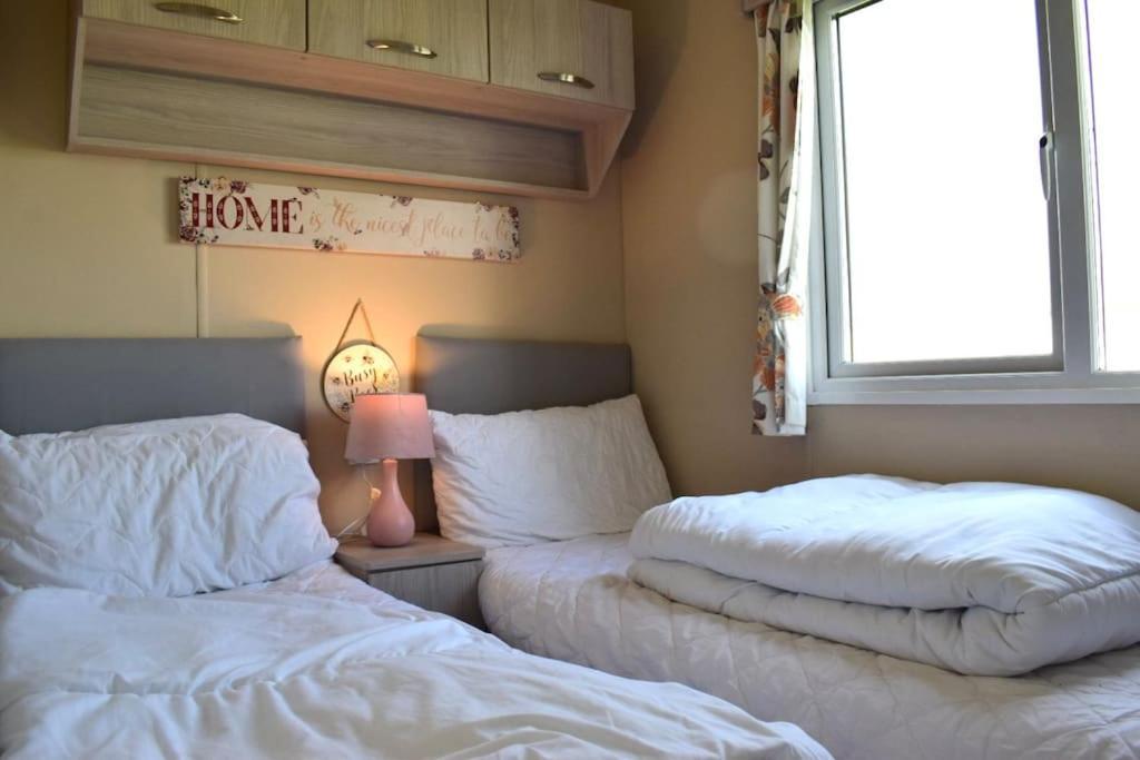 Cosy & Modern Private Seaview Caravan North Seaton Exteriér fotografie